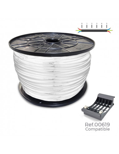 Bobine câble acrylique 1kv 3x2,5mm blanc 150m (bobine grande ø400x200mm)