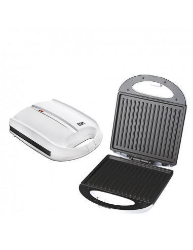 Machine a sandwich double grill 1400w 25,5x33x10,5cm edm