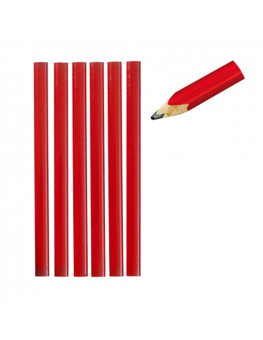 Pack 12 crayons de charpentier