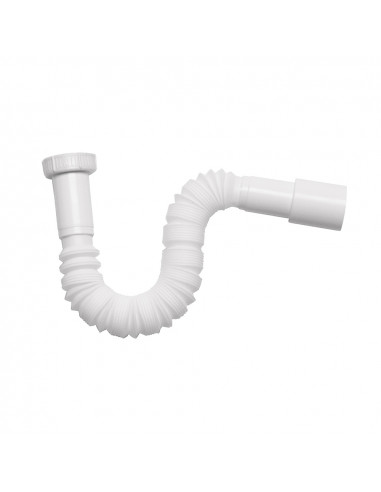 Sifon extensible avec écrou en plastique 1" 1/4"