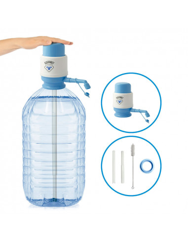 Pompe à main avec robinet pour bouteilles d'eau edm