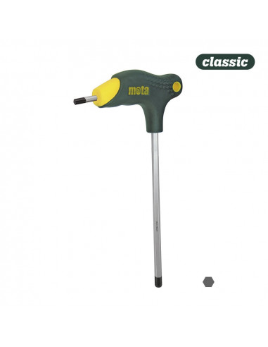 Clé hexagonale avec poignée en t 4x125 lx04