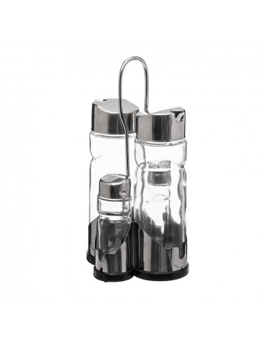 Set porte pour huile, vinaigre, sel et poivre