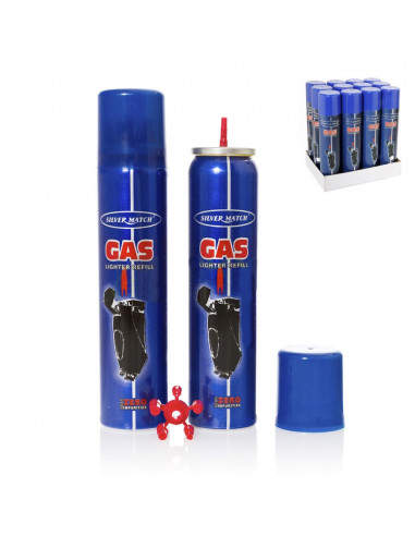 Recharge gaz pour briquet 300ml