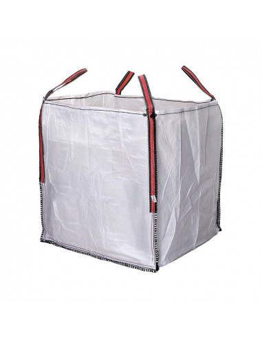 Sac à débris 90x90x90cm couleur blanche porte jusqu'à 1000kg