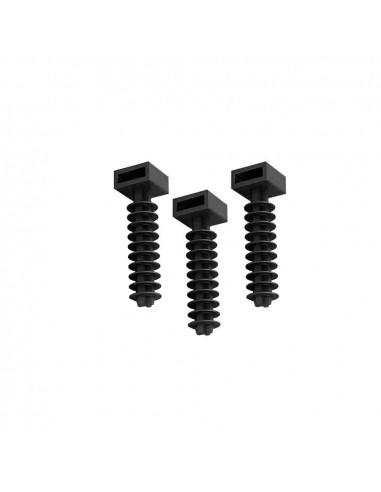Pack 100un cheville noire pour collier de fixation n°6