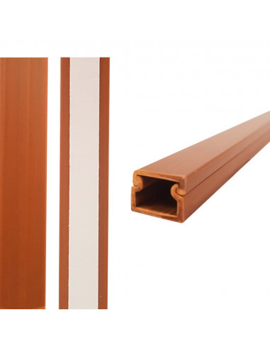 Canal d'installation adhésif 2m 12,7x11mm (prix par mètre)