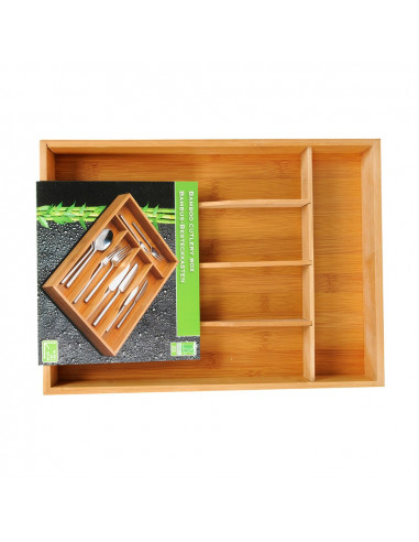 Range couverts bamboo 34x25x4,5cm