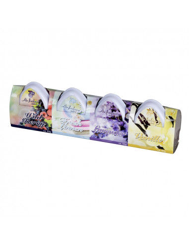 Pack 4 parfumeurs d'ambiance 50gr grafrances assorties