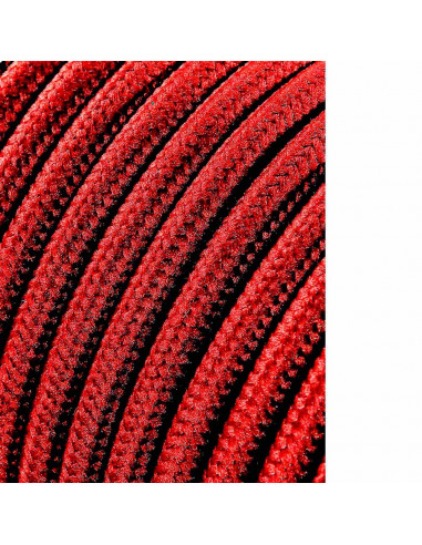 Câble cordon tubulaire 2x0,75mm c20 marron 5m