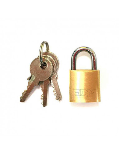 Cadenas laiton arc normale 30x17mm blister edm