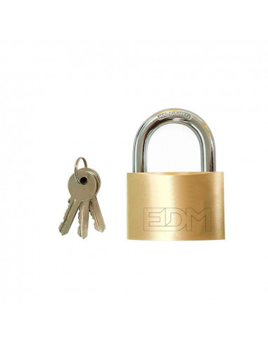 Cadenas laiton arc normale 50x30mm blister edm