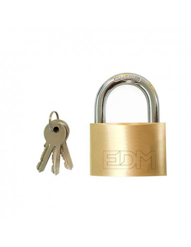 Cadenas laiton arc normale 60x36mm blister edm