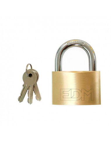 Cadenas laiton arc normale 70x36,5mm blister edm