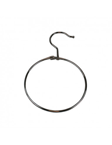 Crochet métallique avec anneau ø125mm
