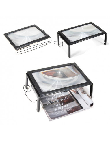 Loupe de lecture 4 led