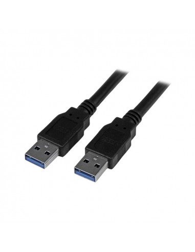 Câble usb 3.0 a-a mâle-mâle 2m noir