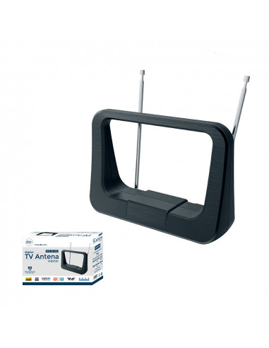 Antenne uhf intérieur tv edm 470-862 mhz classic series 170x120x60mm