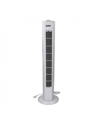 Ventilateur de tour. puissance: 45w blanc 21x78cm edm