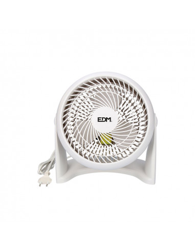 Ventilateur 2 en 1 (sol et mur) blanc puissance: 50w palmes: ø18cm 26.5x15.5x27.7cm edm