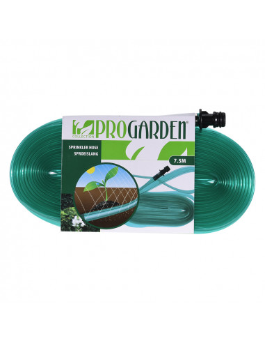 Tuyau d'irrigation avec raccord. microperforé. couleur verte 25mm 7.5m progarden
