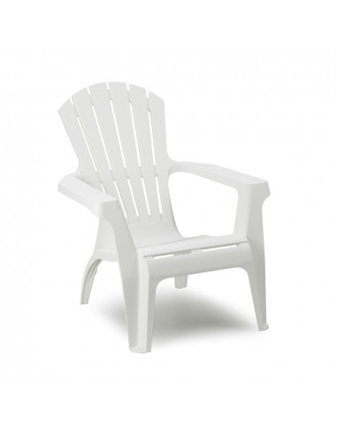 Fauteuil relax empilable couleur: blanc 75x86x86cm modèle: dolomiti progarden