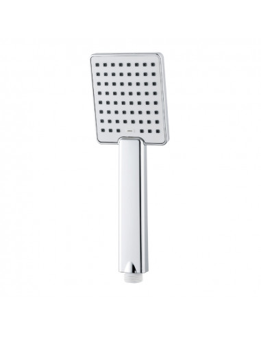 Poignée de douche anti-calcaire. 1 fonction. couleur chrome. edm