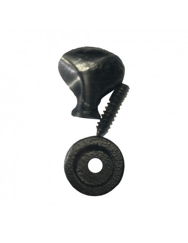 Pomo ovale 22mm h° forja