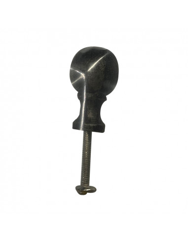 Pommeau rond 18 mm fer forgé