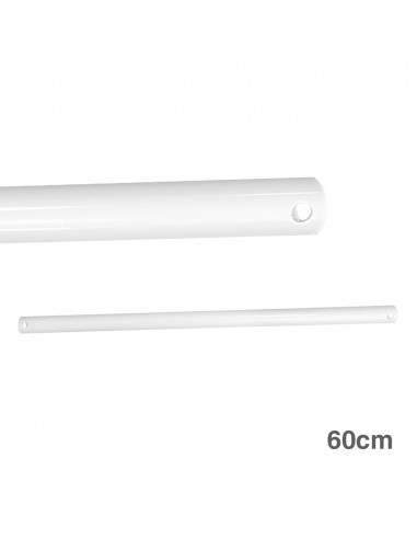 Extension blanc de tuyau de 60cm pour ventilateur de plafond