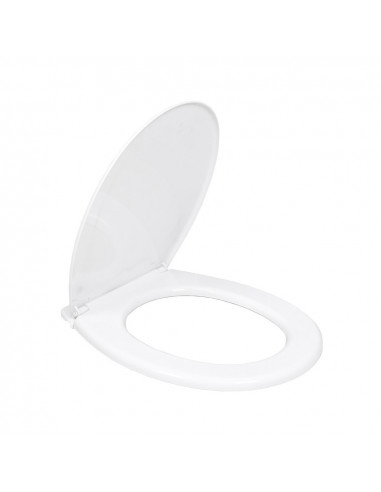 Abattant wc basic blanc 600gr avec vis edm