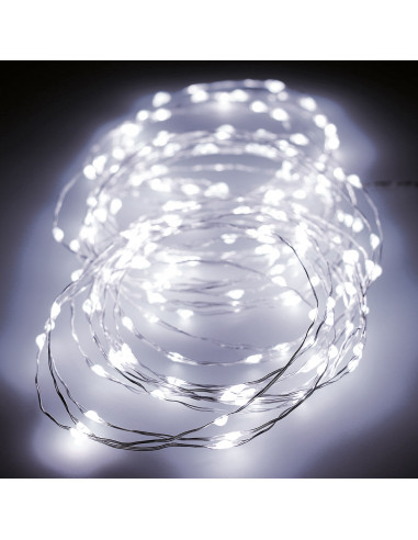 Guirlande micro led scintillante 14m 180 led lumière froide