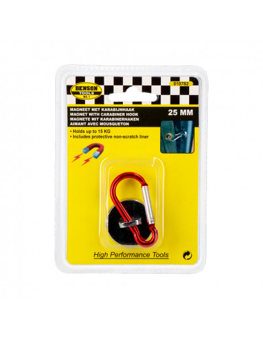 Iman avec mousqueton 25 mmaimant avec crochet