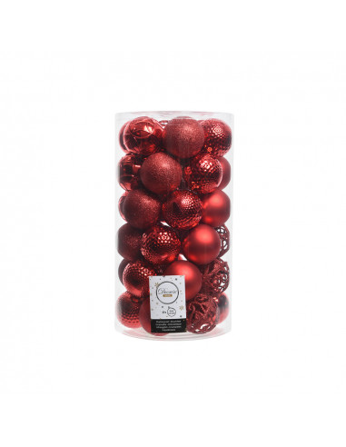 Lot 37 boules de noël ø6cm