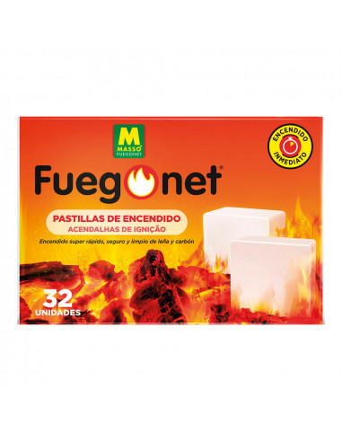 S.of. pastilles pour allumage fuegonet 32 pcs 230112 massó