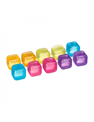 Pack 10 cubes en plastique