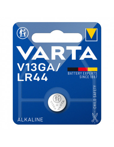 Pile varta lr44 - v13ga 1.5v alkaline (emballage 1 unit) ø11,6x5,4mm