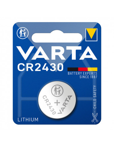 Pile varta cr2430 3v (emballage 1 unit) ø24,5x3mm