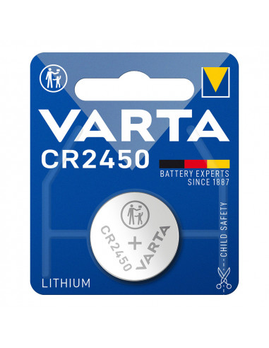 Pile varta lithium cr2450 3v (emballage 1 unit) ø24,5x5,0 mm
