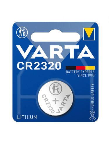 Pile varta lithium cr2320 3v (emballage 1 unit) ø23x2,0mm