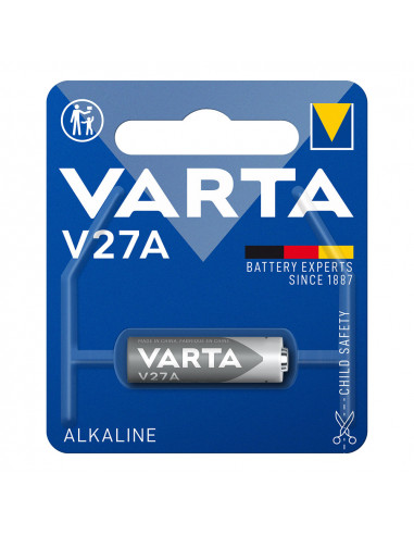 Pile varta alkalina v27a 12v (emballage 1 unit) ø8x28,2mm