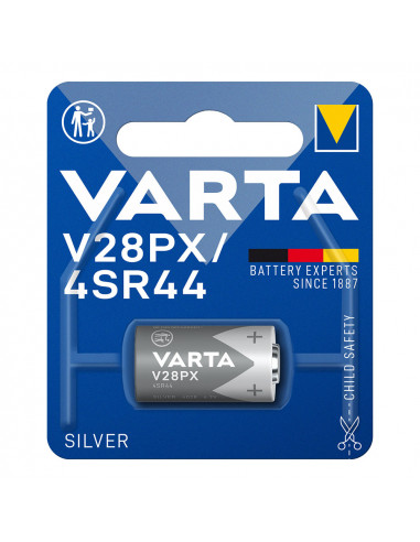 Pile varta silver v28px / 4sr44 6.2v (emballage 1 unit) ø13x25,2mm