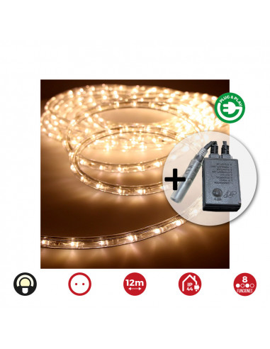 Kit flexiled 12m multifonction blanc chaleureux edm