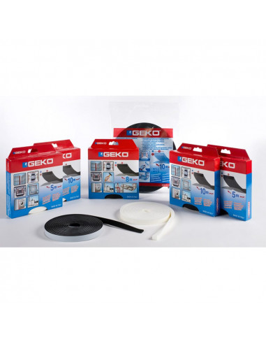 Joint adhésive aislant et thermo-acoutisque en noir 15mmx5x10m (2x5)