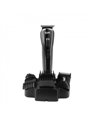 Set machine coupe cheveux sans fils avec 5 in 1 rechargeable 10w 4,5x18x4,2cm edm