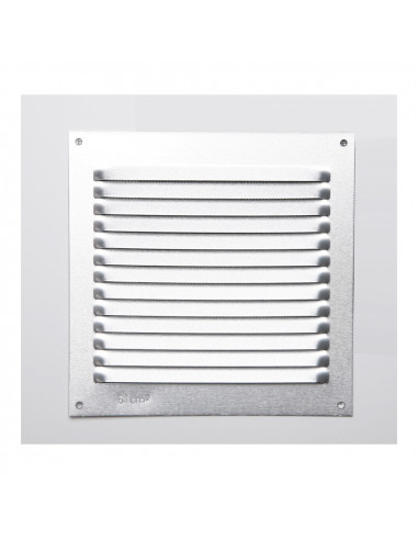 Grille sans bord aluminium 0.6 couleur naturelle 150x150mm