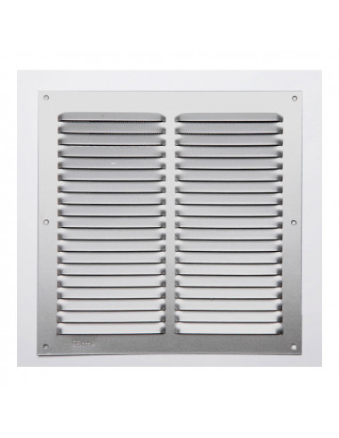 Grille sans bord alum 0.6 couleur naturelle 200x200mm