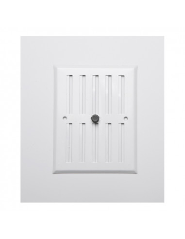 Grille réglable aluminium 0.8 blanc 130x170mm