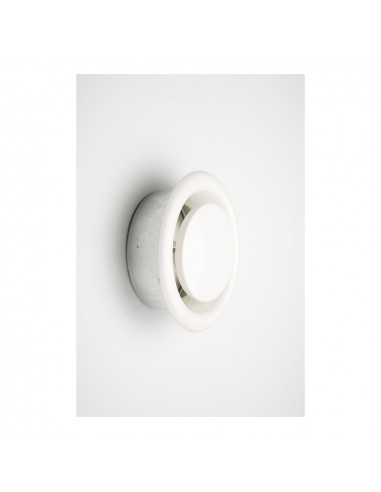 Tuyau diffuseur pour encastrer ø125mm reglable koppa d'acier blanc