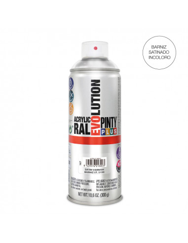 peinture en aérosol pintyplus evolution 520cc s199 vernis satiné